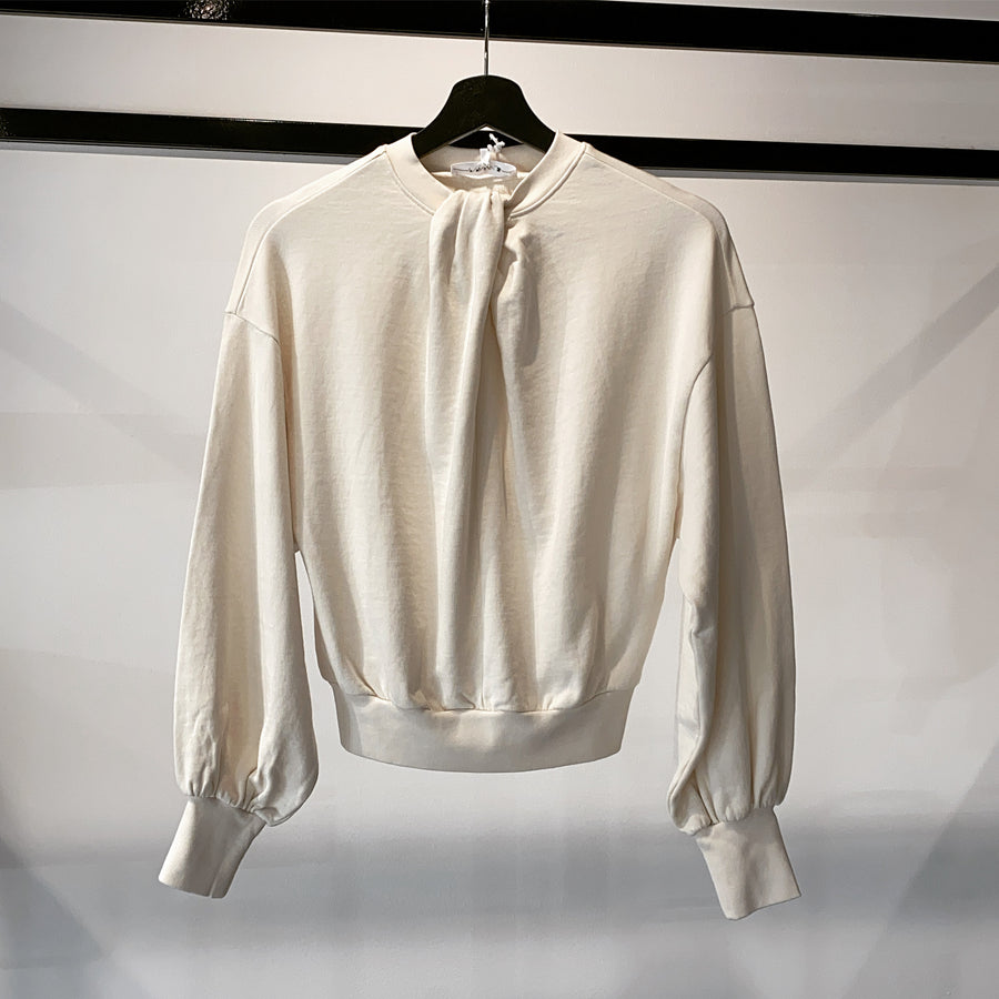 Frame Twist Neck Sweatshirt