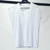 Frame Le Mid Rise V-Neck Tee