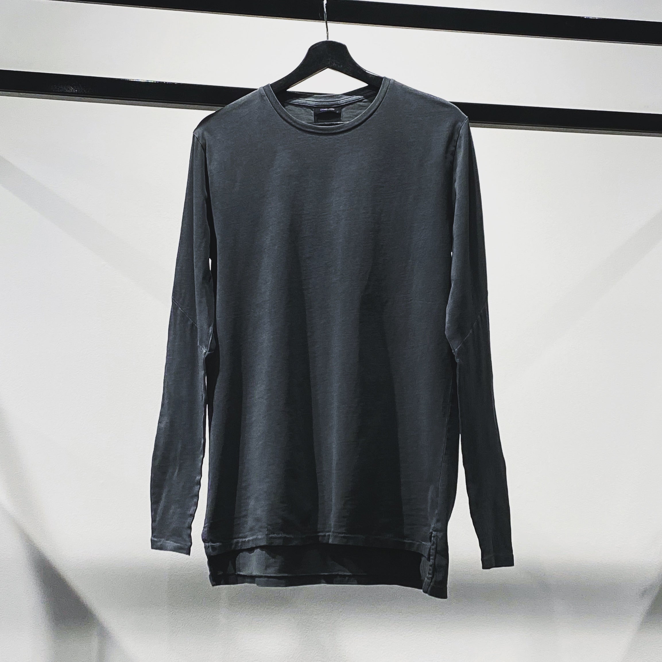 【PARTIMENTO】23fw LINE SECTION LONG SLEEVE Men's Long Sleeve Shirts - Project Clothing